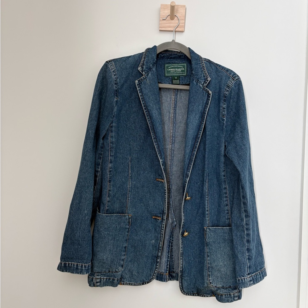 Vintage Ralph Lauren Women's Denim Blazer